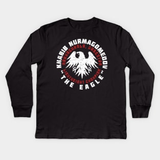 Khabib "The Eagle" Nurmagomedov Kids Long Sleeve T-Shirt